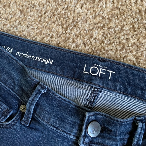 Denim - LOFT Modern Straight Jeans